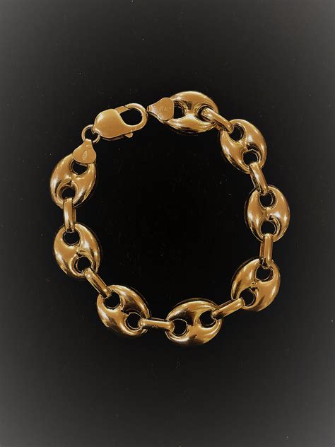 gucci gold & silver metal 80's|Gucci gold bracelets for women.